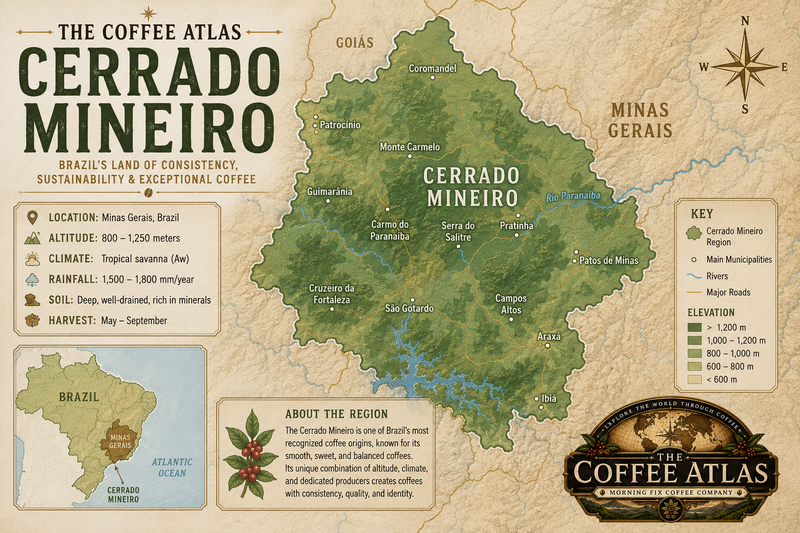 Map of Cerrado Mineiro