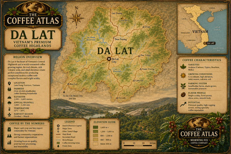 Map of Da Lat