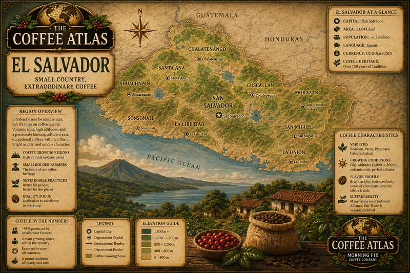 Map of El Salvador