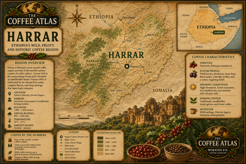Map of Harrar