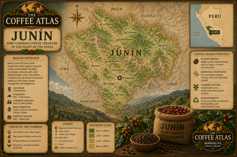 Map of Junín
