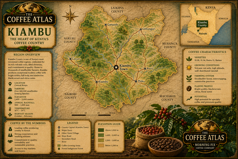 Map of Kiambu
