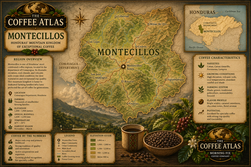 Map of Montecillos