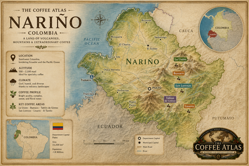 Map of Nariño