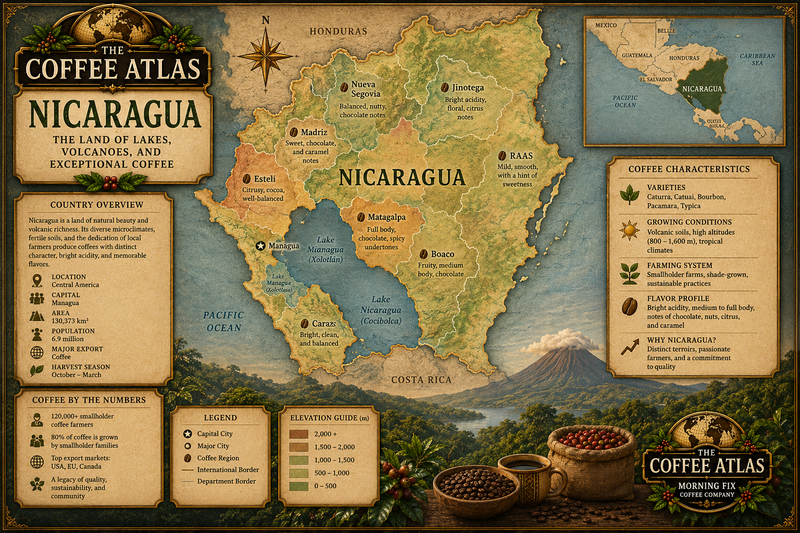 Map of Nicaragua