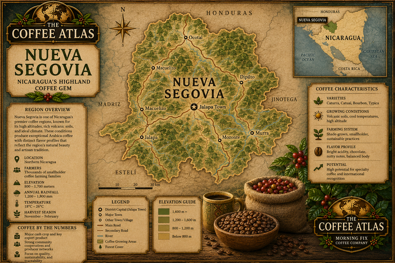 Map of Nueva Segovia