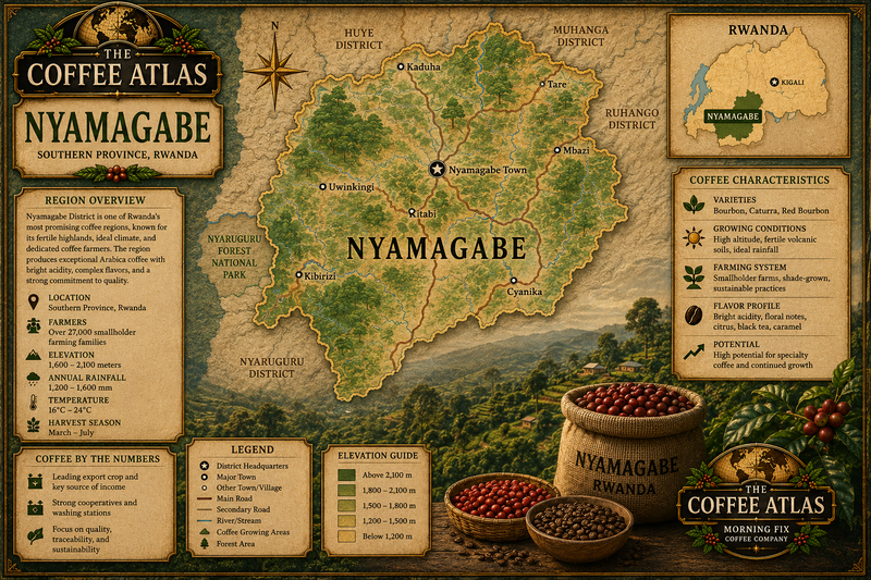 Map of Nyamagabe