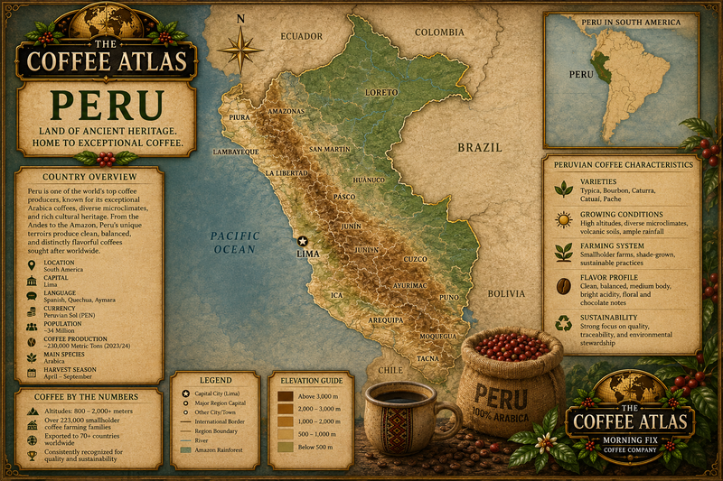 Map of Peru