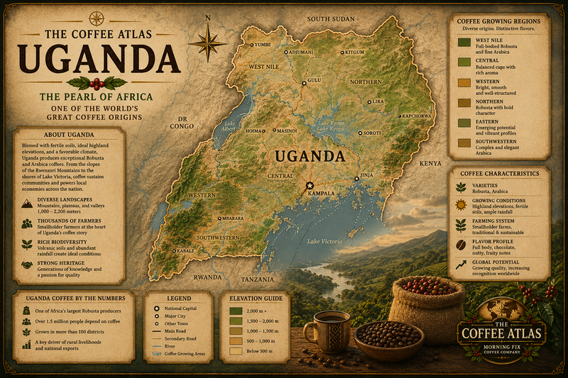 Map of Uganda
