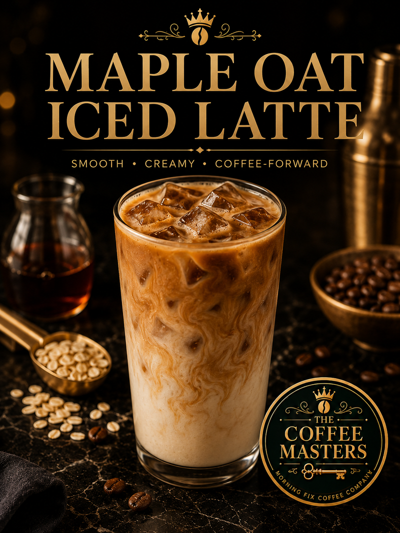 Maple Oat Iced Latte Recipe