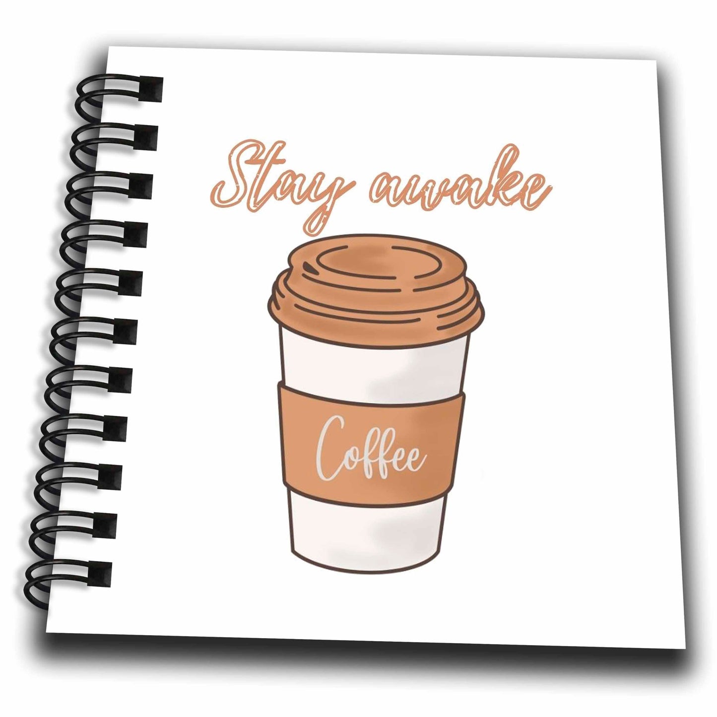 3dRose 3dRose- Coffee quotes - Creative Coffee Quotes - Drawing Books (db_358616)