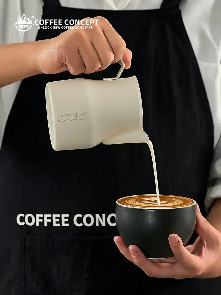 Best Milk Pitcher for Latte Art Beginners - Bell Shape 350ml/500ml Frothing Jug Under $15