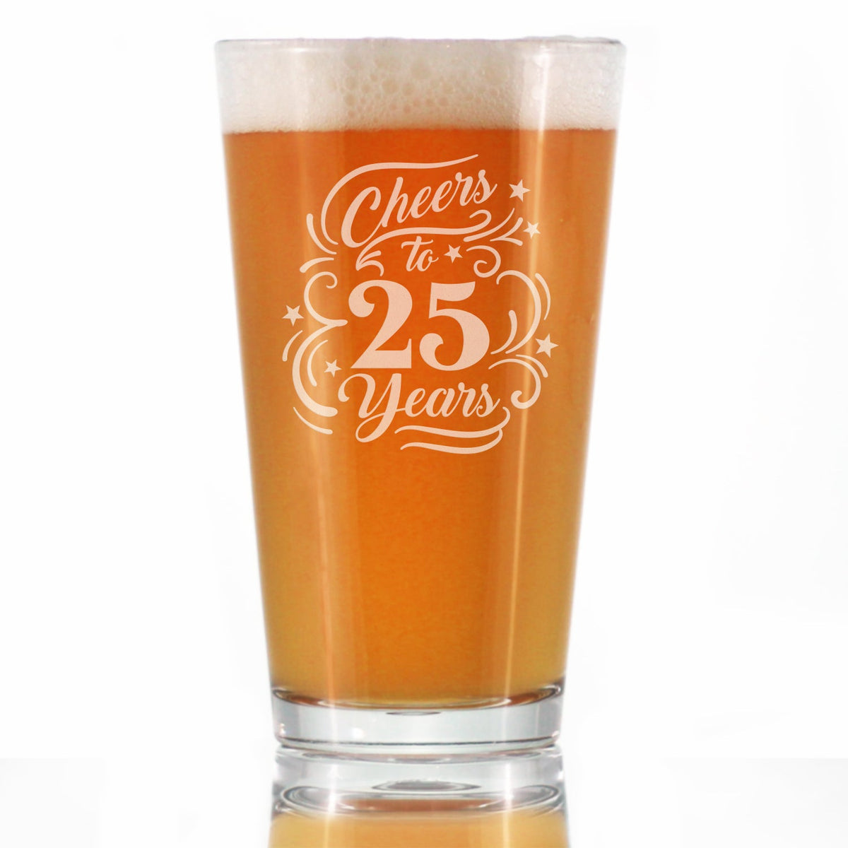 Cheers to Years - Anniversary Party Cups & Decor - Engraved Glasses & Color Ceramic Coffee Mugs