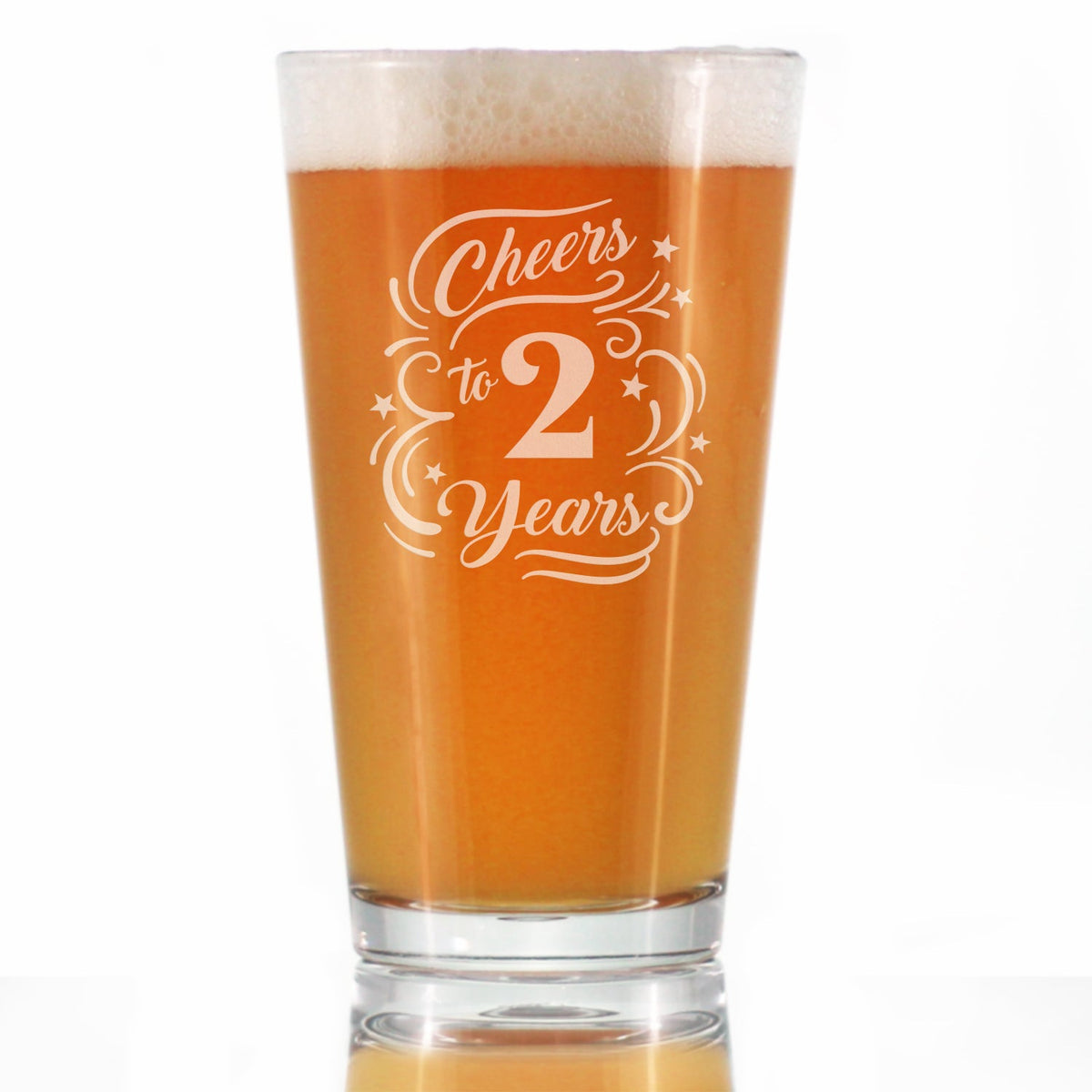Cheers to Years - Anniversary Party Cups & Decor - Engraved Glasses & Color Ceramic Coffee Mugs