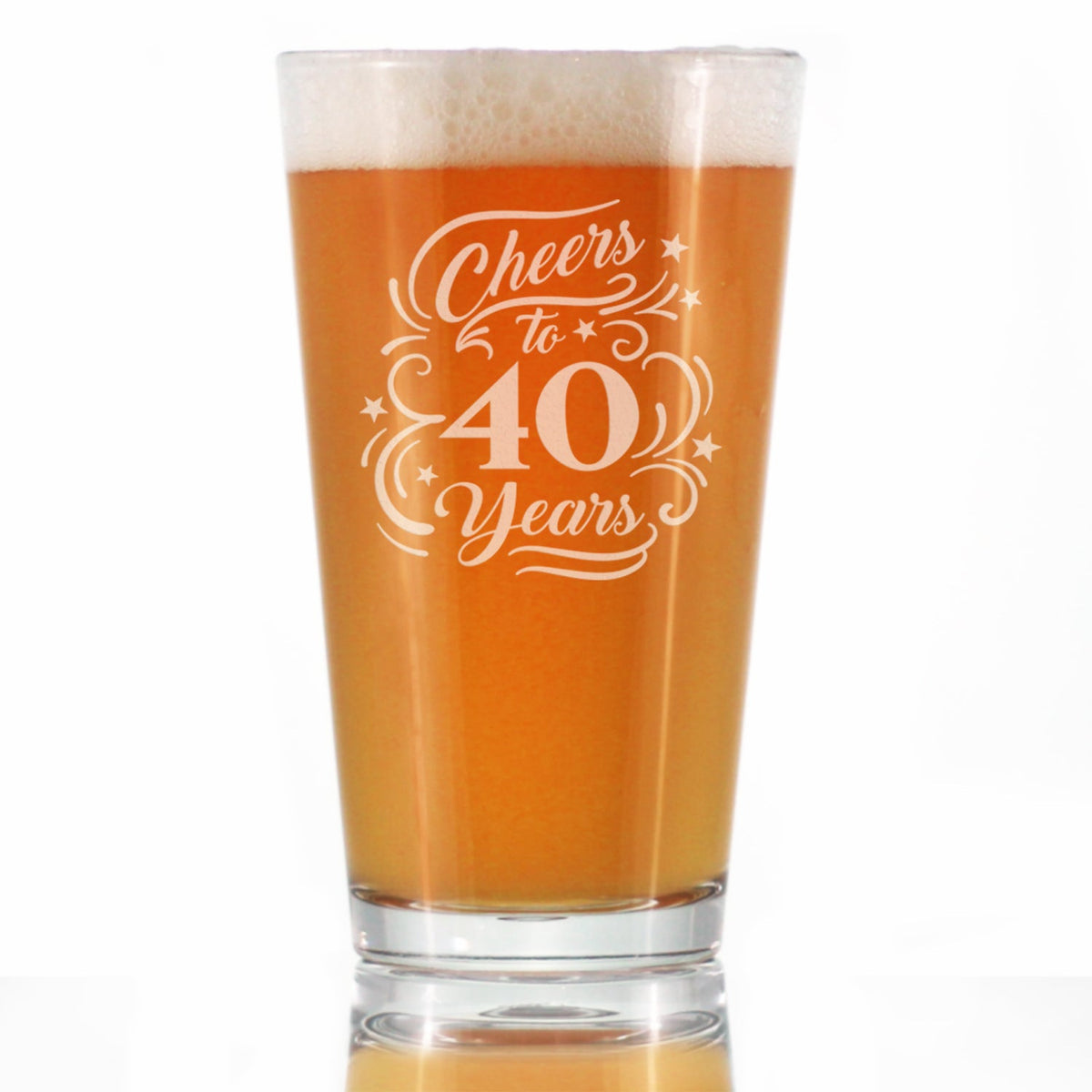 Cheers to Years - Anniversary Party Cups & Decor - Engraved Glasses & Color Ceramic Coffee Mugs