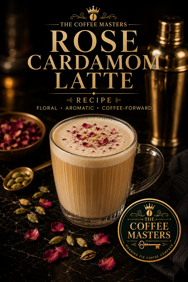 Rose Cardamom Latte Recipe