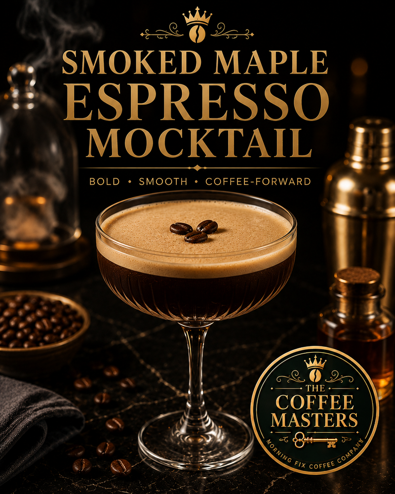 Smoked Maple Espresso Mocktail
