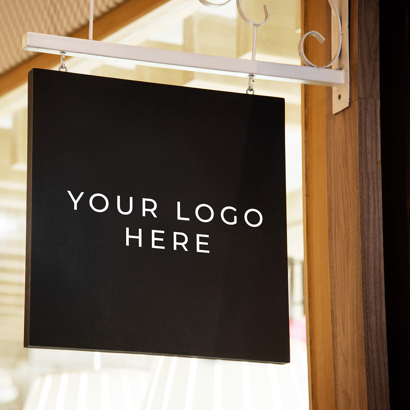 Custom Metal Business Logo Sign – Outdoor Storefront Sign
