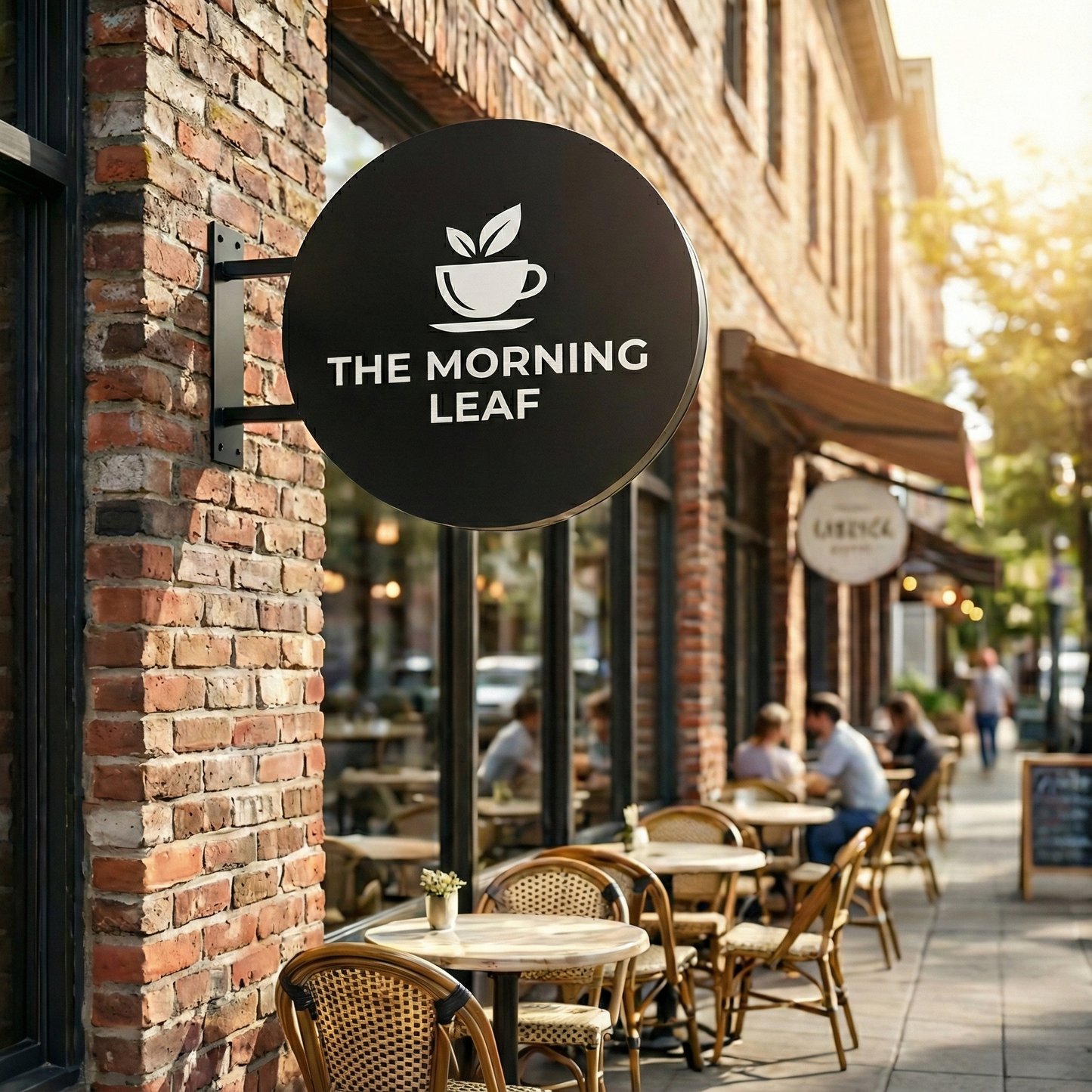 Custom Metal Business Logo Sign – Outdoor Storefront Sign