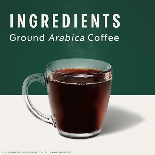 Starbucks K-Cup Coffee Pods, Medium Roast Coffee, Breakfast Blend, 100% Arabica, 1 Box (10 Pods)