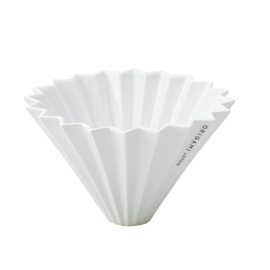 Origami - Pour Over Coffee Dripper - Porcelain - White