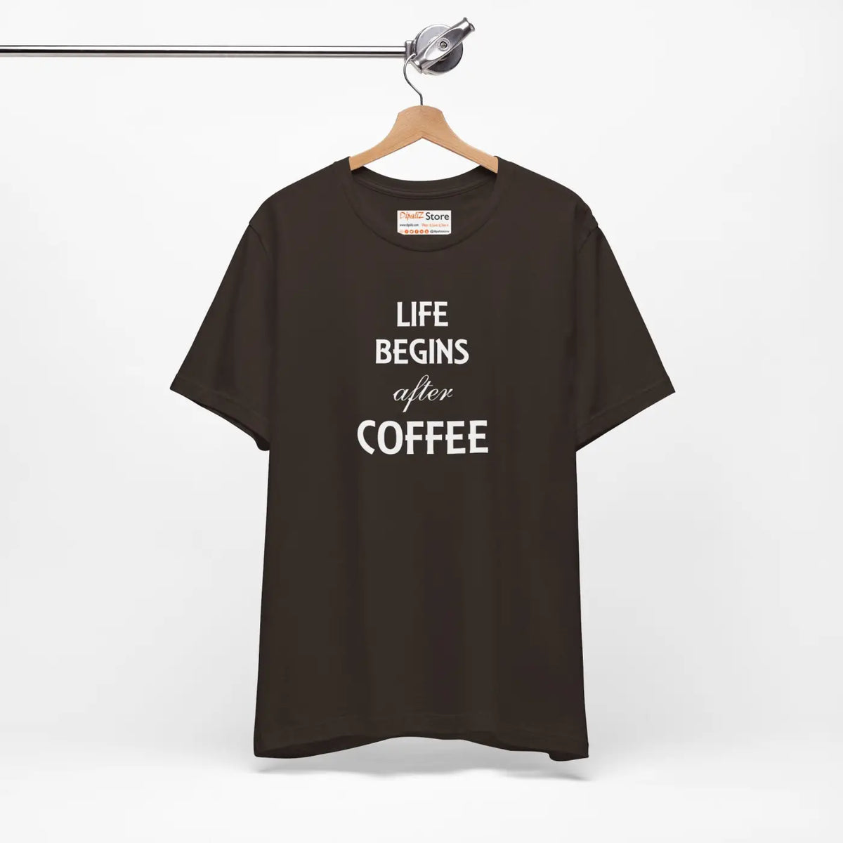 DipaliZ Life Begins After Coffee T-shirt Eco-friendly Gift