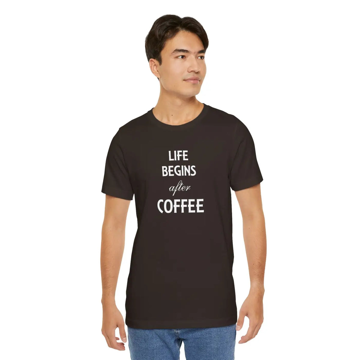 DipaliZ Life Begins After Coffee T-shirt Eco-friendly Gift