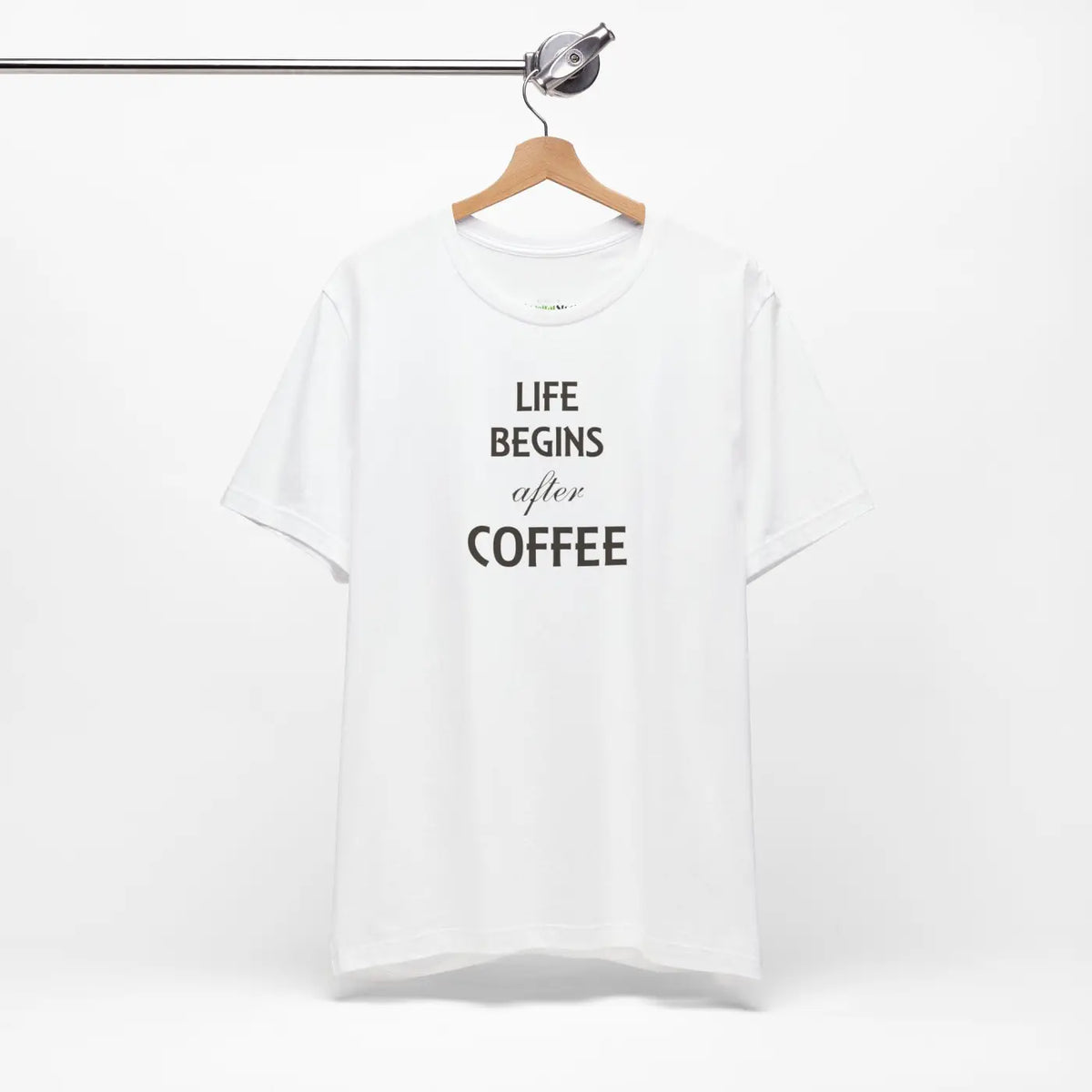 DipaliZ Life Begins After Coffee T-shirt Eco-friendly Gift