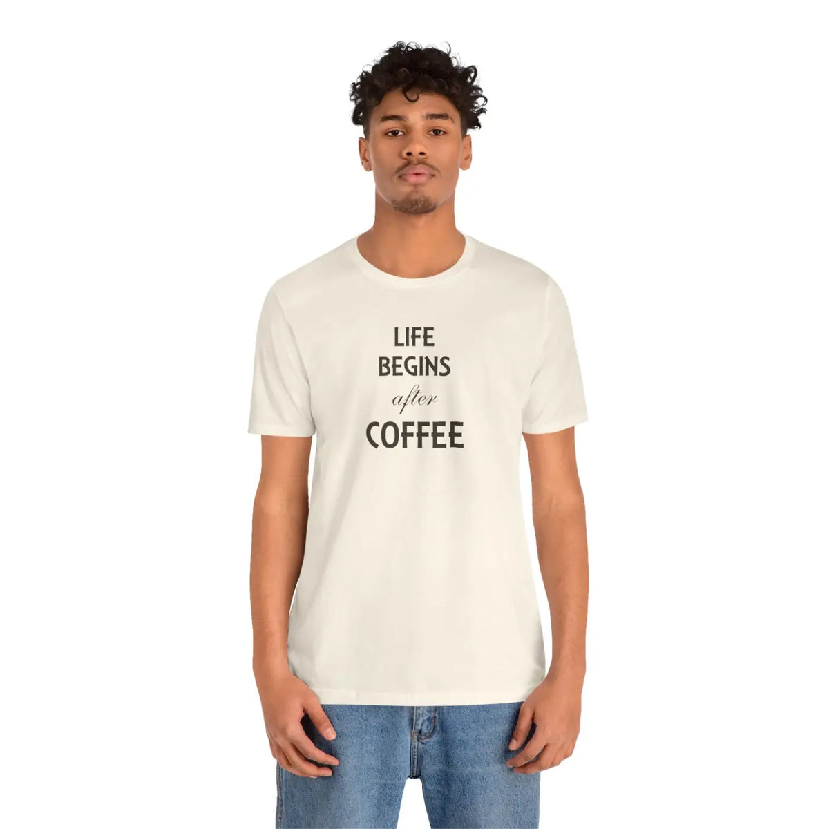DipaliZ Life Begins After Coffee T-shirt Eco-friendly Gift