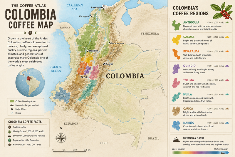 Map of Colombia