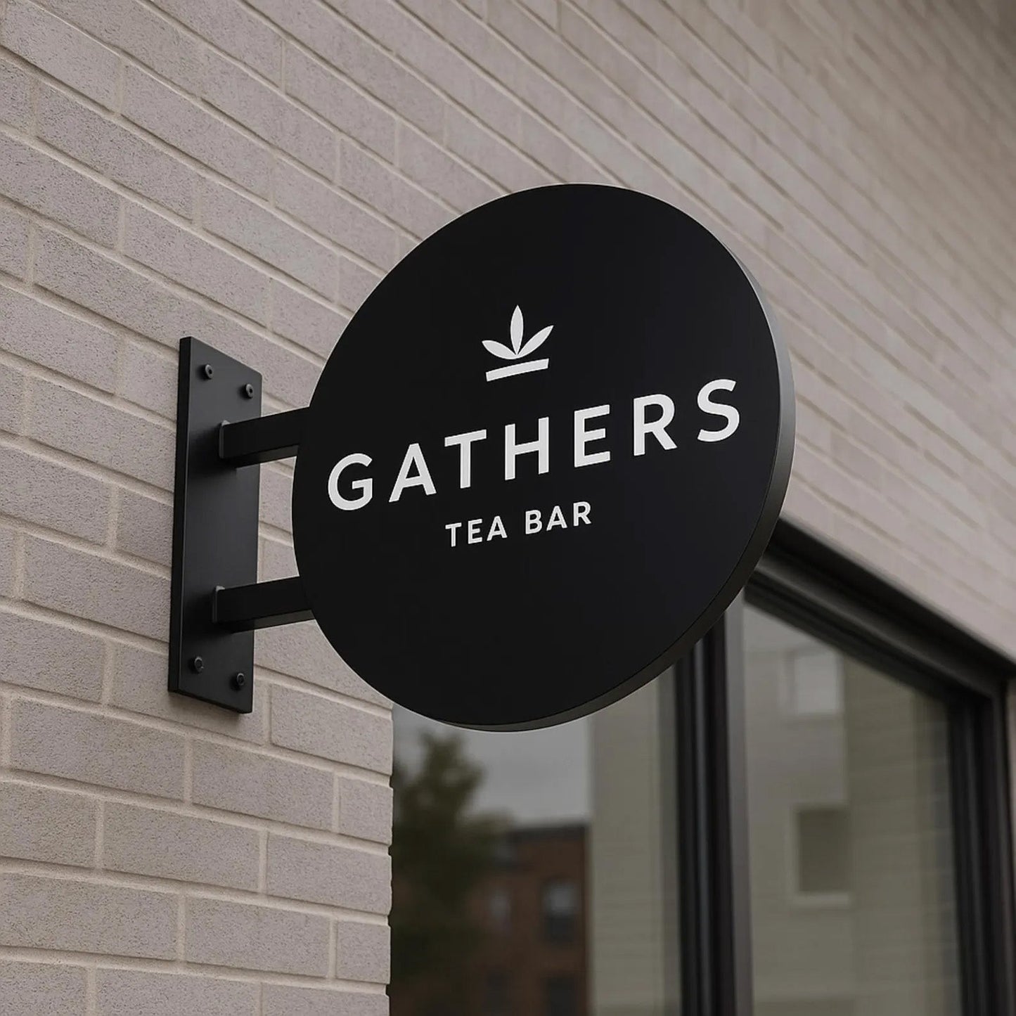 Custom Metal Business Logo Sign – Outdoor Storefront Sign