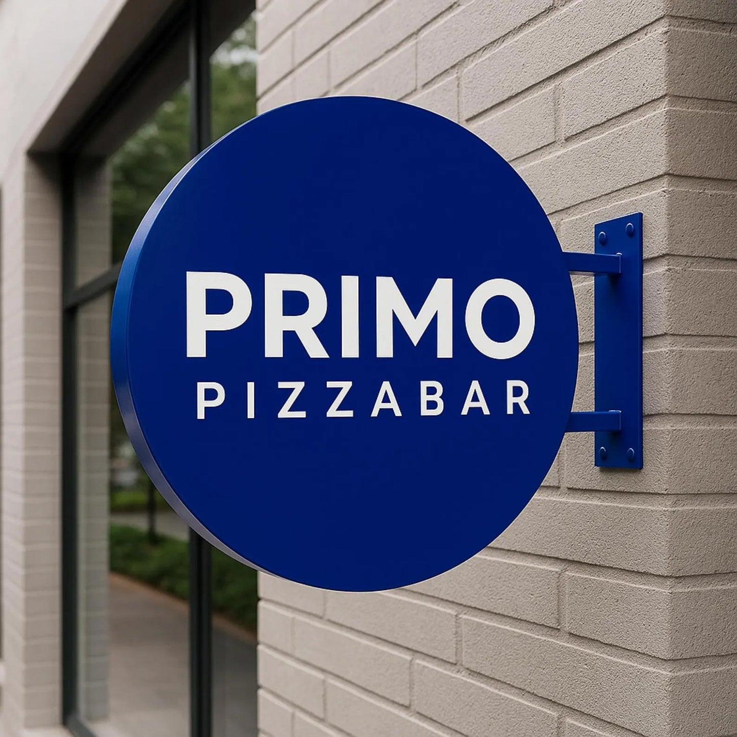 Custom Metal Business Logo Sign – Outdoor Storefront Sign