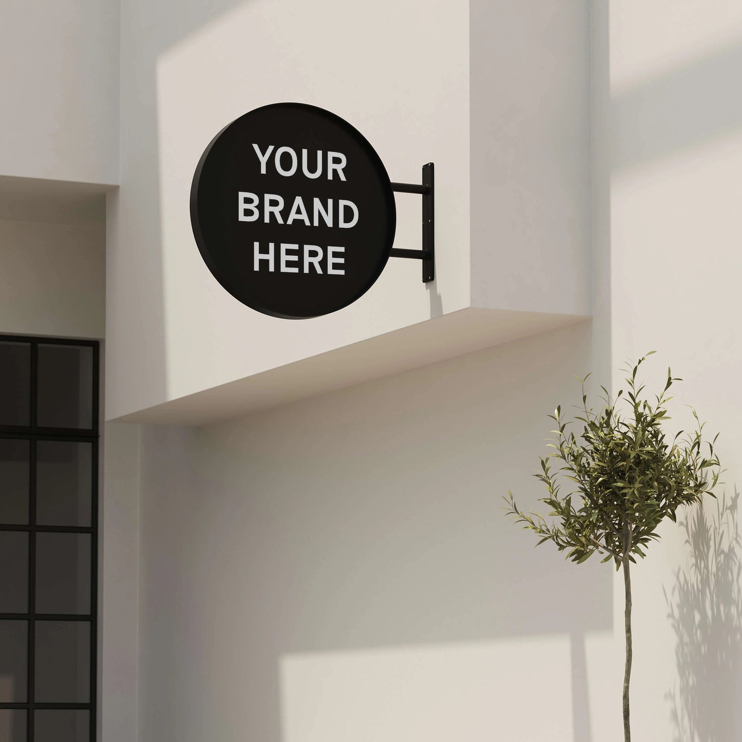 Custom Metal Business Logo Sign – Outdoor Storefront Sign