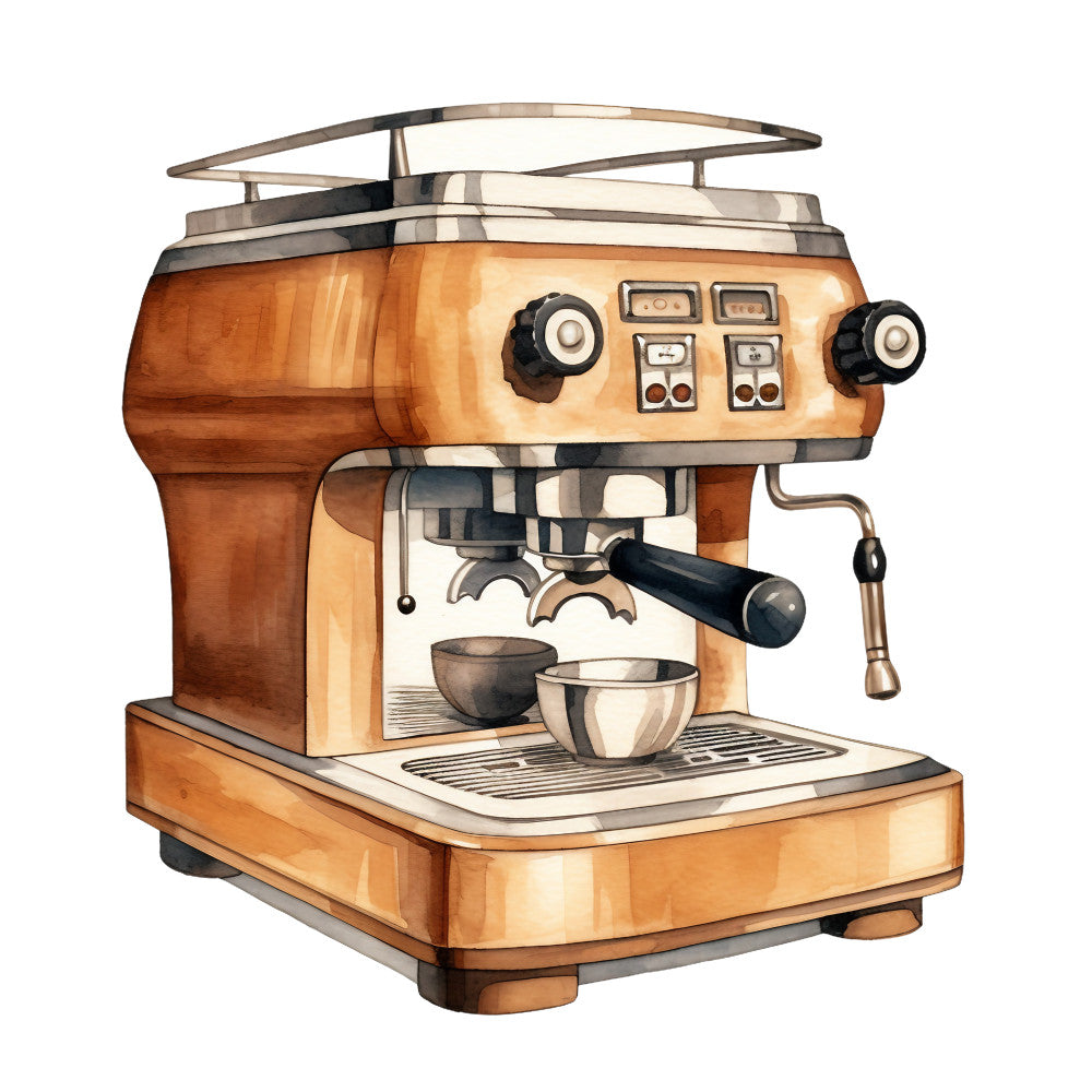 Coffee Elements Fabric Panel 27