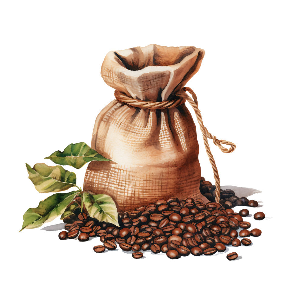 Coffee Elements Fabric Panel 23