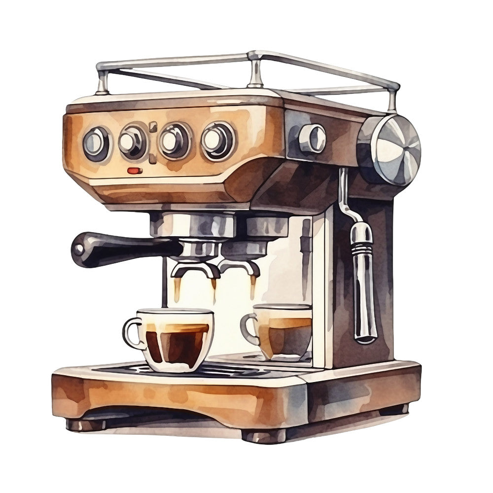 Coffee Elements Fabric Panel 25