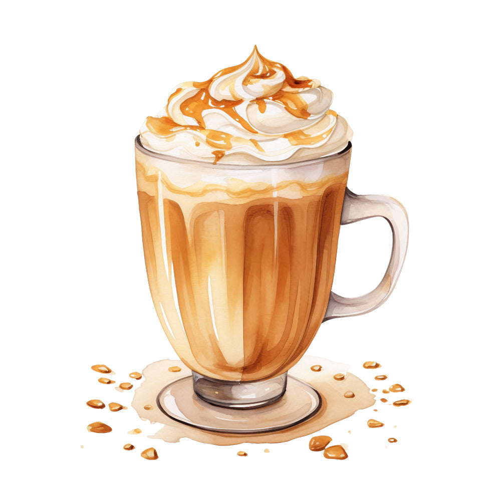 Coffee Elements Fabric Panel 43