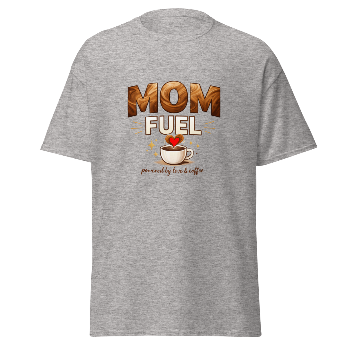 Mom Fuel Shirt – Powered by Love & Coffee T-Shirt – Cute Mom Tee – Mother’s Day Gift Idea