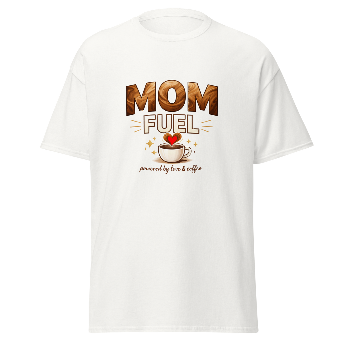 Mom Fuel Shirt – Powered by Love & Coffee T-Shirt – Cute Mom Tee – Mother’s Day Gift Idea